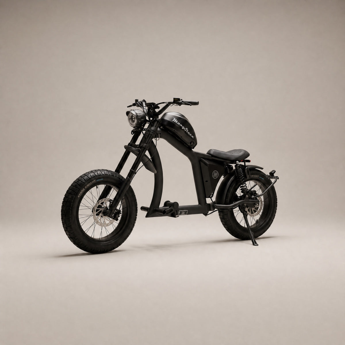 Fatbike Premium in Schwarz, Studioaufnahme