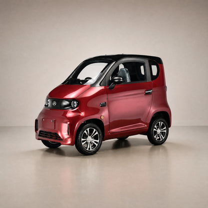 Seniorenmobil Eco Mini in Bordeauxrot, Studioaufnahme
