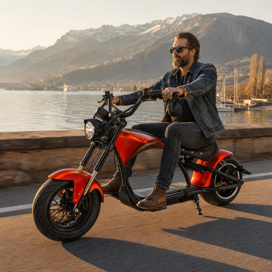 Don Harley E-Chopper, unterwegs in der Schweiz