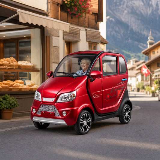 Seniorenmobil Supercharger, unterwegs in der Schweiz