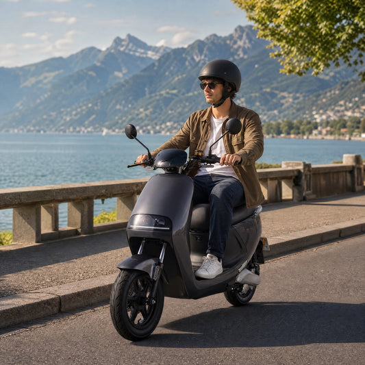 Forza City Go X3 E-Roller, unterwegs in der Schweiz
