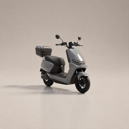 Elix One E-Roller in Grau, Studioaufnahme