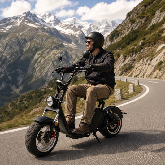 E-Chopper SUV 3.0 mit Fahrausweis, unterwegs in der Schweiz
